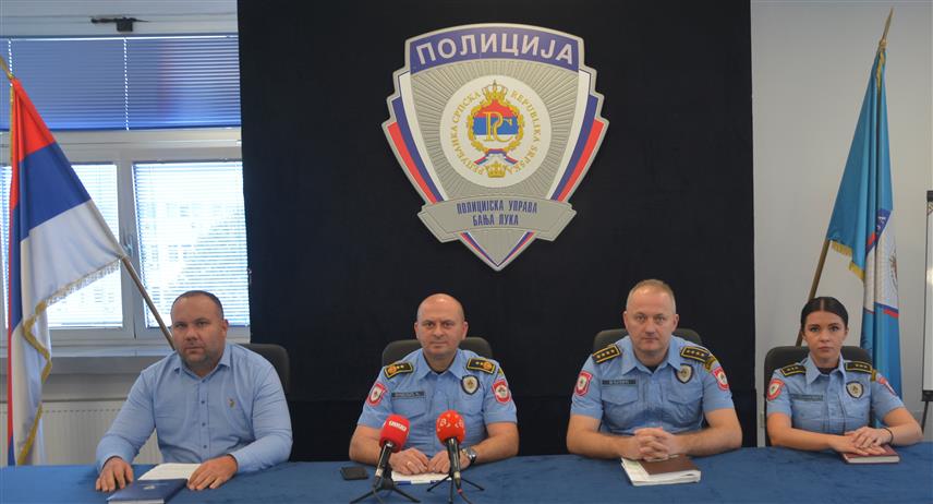 БАЊАЛУКА, 25. СЕПТЕМБРА /СРНА/ - Полицијска управа Бањалука - конференција за новинаре.