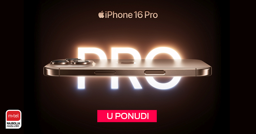 БАЊАЛУКА, 27. СЕПТЕМБРА /СРНА/ - У "М:тел" продајним мјестима корисници од данас могу да купе "aјфон 16", "aјфон 16 плус", "aјфон 16 про" и "ајфон 16 про макс".	