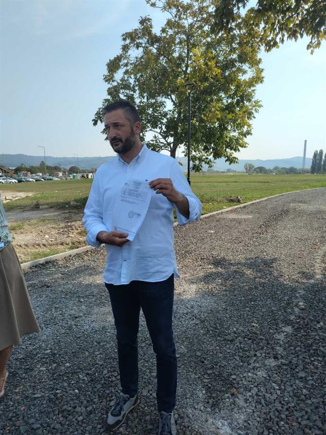 БАЊАЛУКА, 5. СЕПТЕМБАР /СРНА/ - Предсједник Скупштине града Бањалука Љубо Нинковић на конференцији на новинаре поводом резултата анализе воде за пиће.