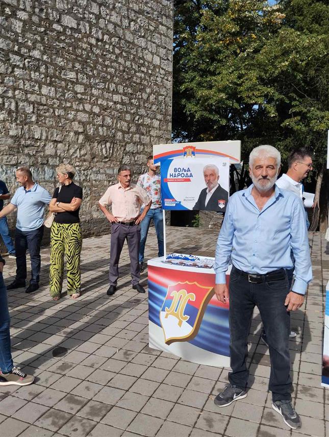 БИЛЕЋА, 6. СЕПТЕМБРА /СРНА/ - Кандидат СДС-а на начелника општине Билећа Веселин Вујовић.