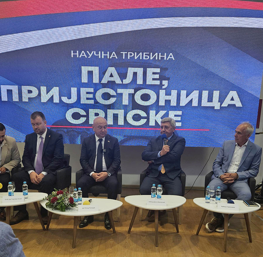 ПАЛЕ, 7. СЕПТЕМБРА /СРНА/ - Научна трибина "Пале - пријестоница Српске" на Палама.