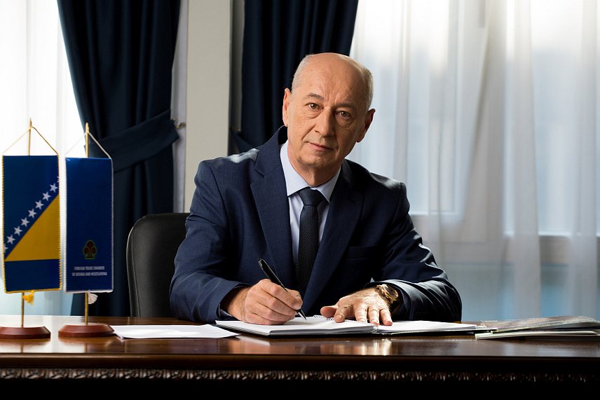 САРАЈЕВО, 10. ЈАНУАРА /СРНА/ - Потпредсједник Спољнотрговинске коморе БиХ Здравко Маринковић.