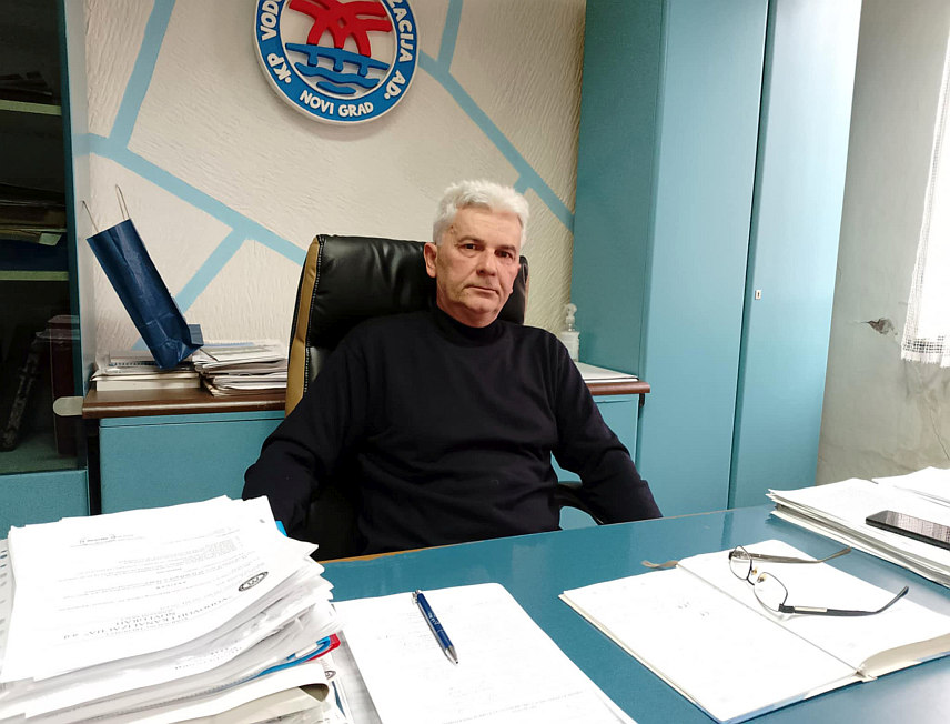 НОВИ ГРАД, 20. ЈАНУАРА /СРНА/ - Директор Комуналног предузећа "Водовод и канализација" Нови Град Милан Дрљача.