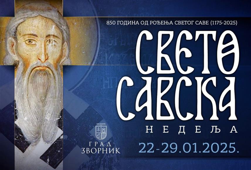 ЗВОРНИК, 21. ЈАНУАРА /СРНА/ - У Зворнику сутра почиње традиционална 32. "Светосавска недјеља", када ће предавање на тему "Светосавље и модерни човјек" одржати ректор Богословије у Београду Радомир Вучинић.