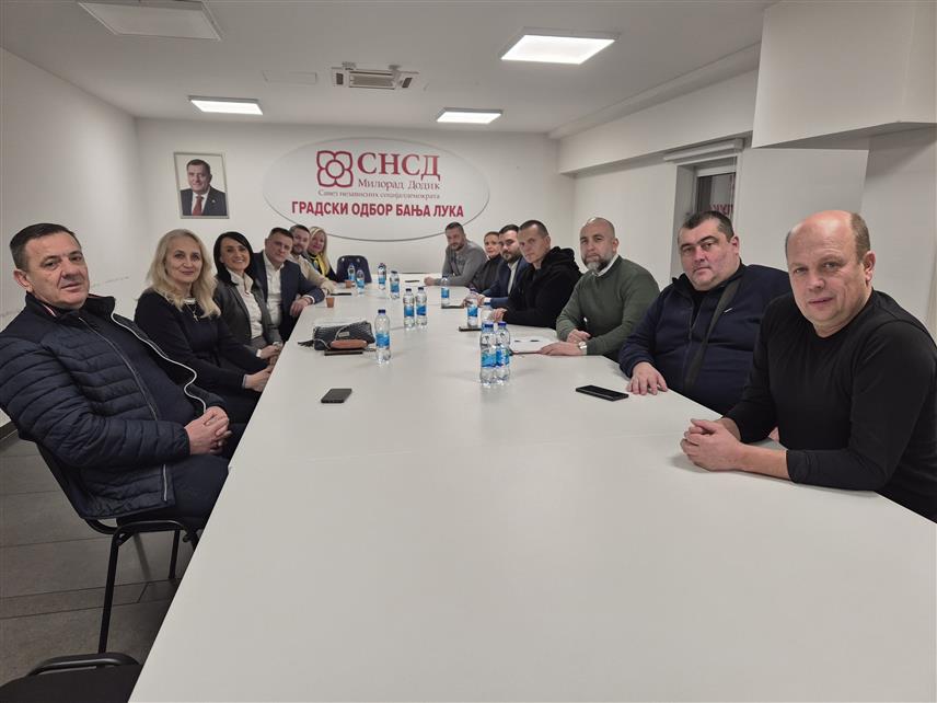 БАЊАЛУКА, 23. ЈАНУАРА /СРНА/ - Састанак Клуба одборника СНСД-а Бањалука.