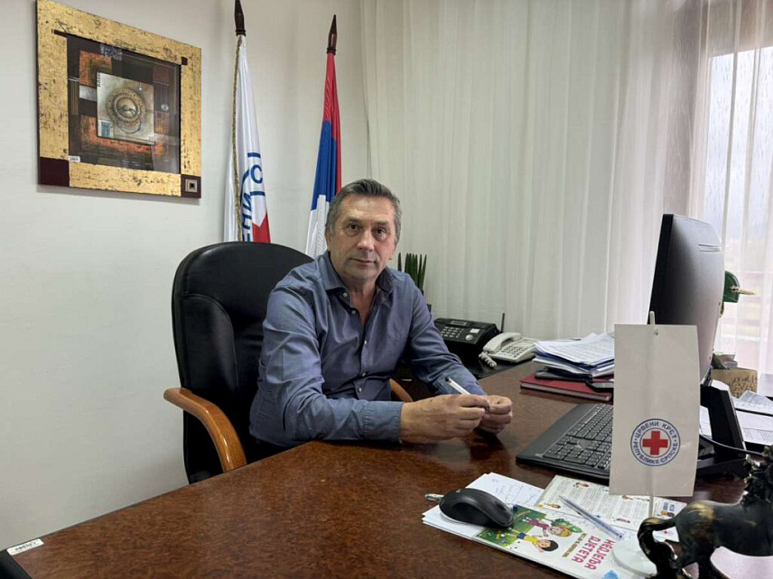 ПАЛЕ, 24. ЈАНУАРА /СРНА/ - Секретар Црвеног крста Републике Српске Рајко Лазић.