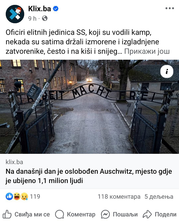 ИСТОЧНО САРАЈЕВО, 27. ЈАНУАРА /СРНА/ - Савјетник српског члана и предсједавајуће Предсједништва БиХ Саша Аулић рекао је да нико не демантује портал "Кликс" као њихови читаоци.