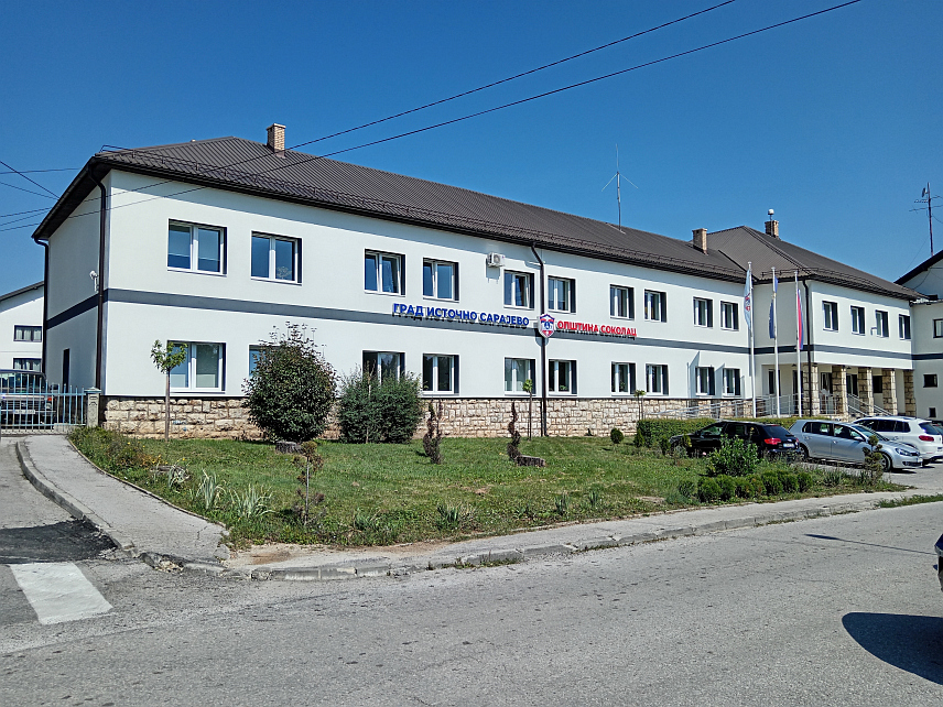 СОКОЛАЦ, 29. ЈАНУАРА /СРНА / - Зграда општине Соколац.