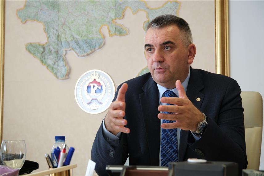 БАЊАЛУКА, 30. ЈАНУАРА /СРНА/ - Министар пољопривреде, шумарства и водопривреде Републике Српске Саво Минић.