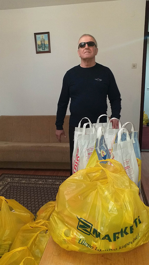 МИЛИЋИ, 8. ЈАНУАРА /СРНА/ - Предсједник Међуопштинске организације слијепих и слабовидих лица Власеница Миленко Јовић.