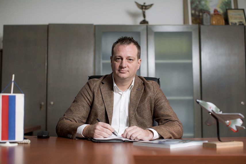 БИЈЕЉИНА, 28. ОКTОБРА /СРНА/ - Директор комапније "Орао" Марко Мркајић.	