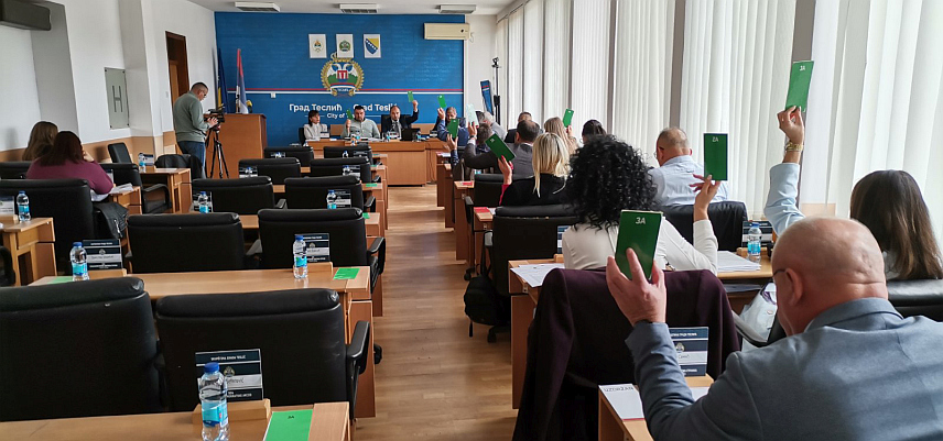 ТЕСЛИЋ, 6. ОКТОБРА /СРНА/ - Сједница Скупштине града Теслића.