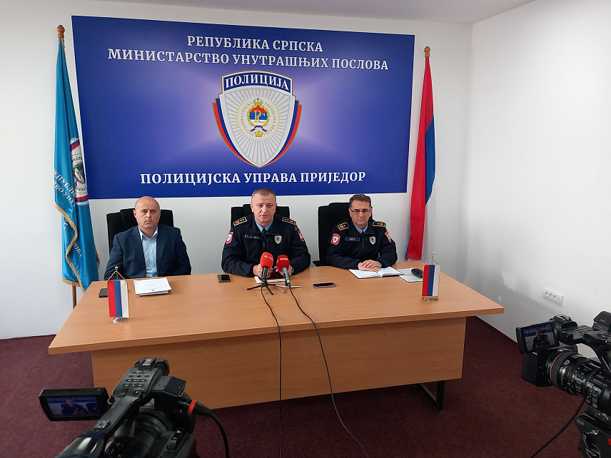 ПРИЈЕДОР, 9. ОКТОБРА /СРНА/ - Конференција за новинаре Полицијске управе Приједор.