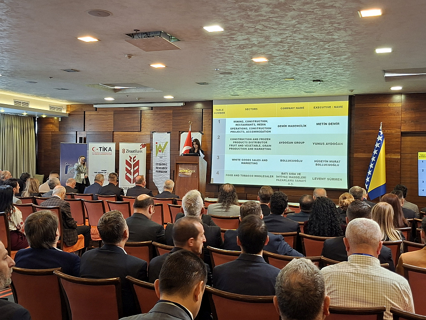 САРАЈЕВО, 13. НОВЕМБРА /СРНА/ - Симпозијум "Развој економских односа између Турске и БиХ: Одрживе нове перспективе" у Сарајеву.