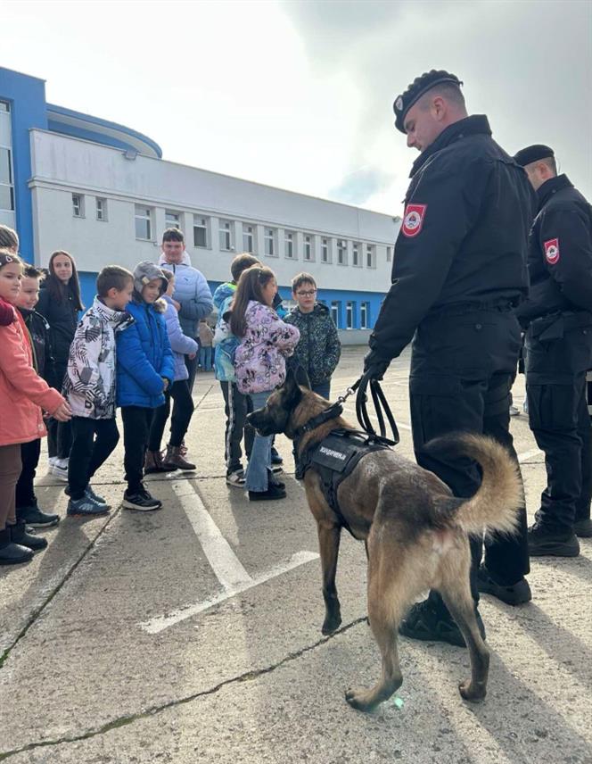 ГРАДИШКА, 13. НОВЕМБРА /СРНА/ - Полицијска управа Градишка данас је, поводом обиљежавања крсне славе Министарства унутрашњих послова Републике Српске - Аранђеловдана, организовала Дан отворених врата за основце током којег су припадници Јединице жандармерије презентовали и показну вјежбу.
