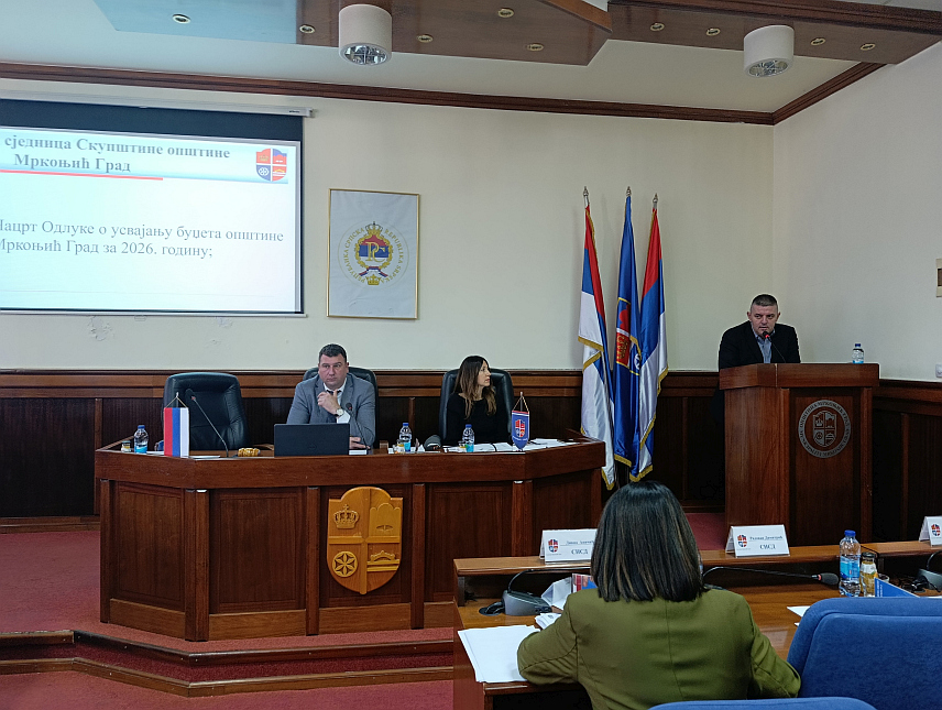 МРКОЊИЋ ГРАД, 14. НОВЕМБРА /СРНА/- Сједница Скупштине општине Мркоњић.