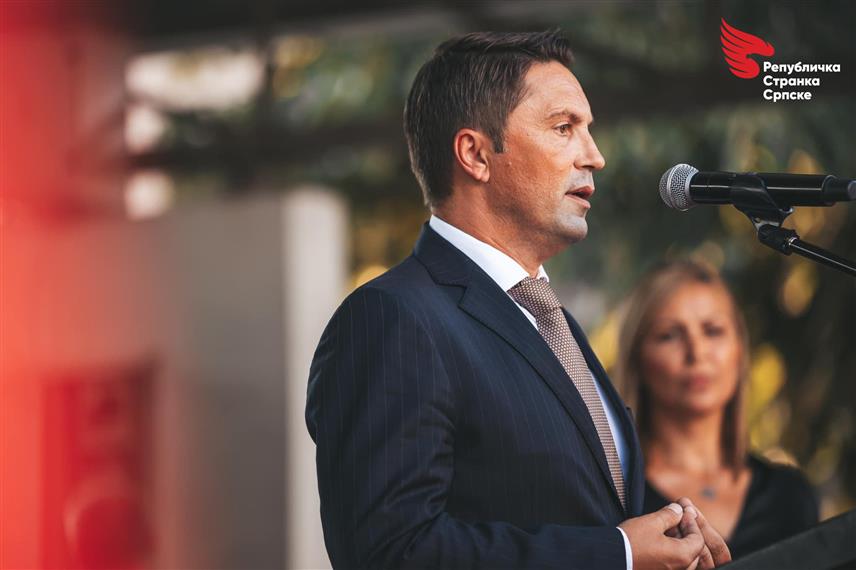 БИЈЕЉИНА, 17. НОВЕМБРА /СРНА/ - Предсједник Републичке странке Српске /РСС/ Славенко Ристић.