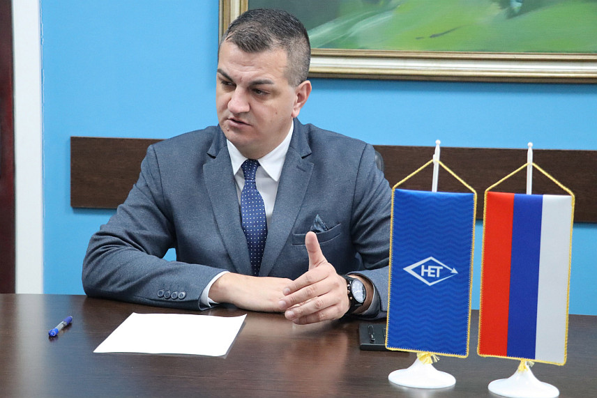 TРЕБИЊЕ, 26. НОВЕМБРА /СРНА/ - Извршни директор за управљање системом у "Хидроелектранама на Tребишњици" /ХЕT/ Милан Митровић.