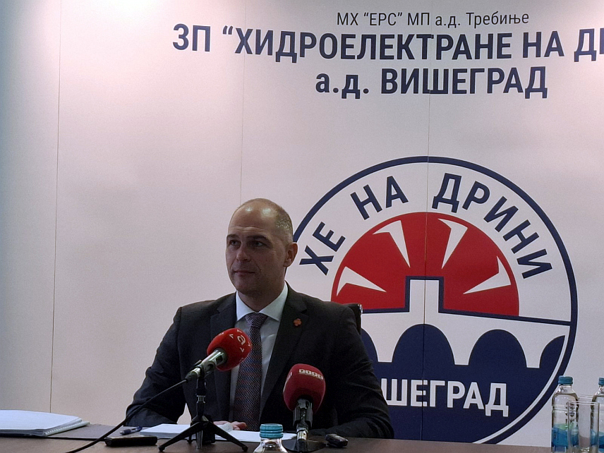 ВИШЕГРАД, 28. НОВЕМБРА /СРНА/ – Директор "Хидроелектрана /ХЕ/ на Дрини" Недељко Перишић.