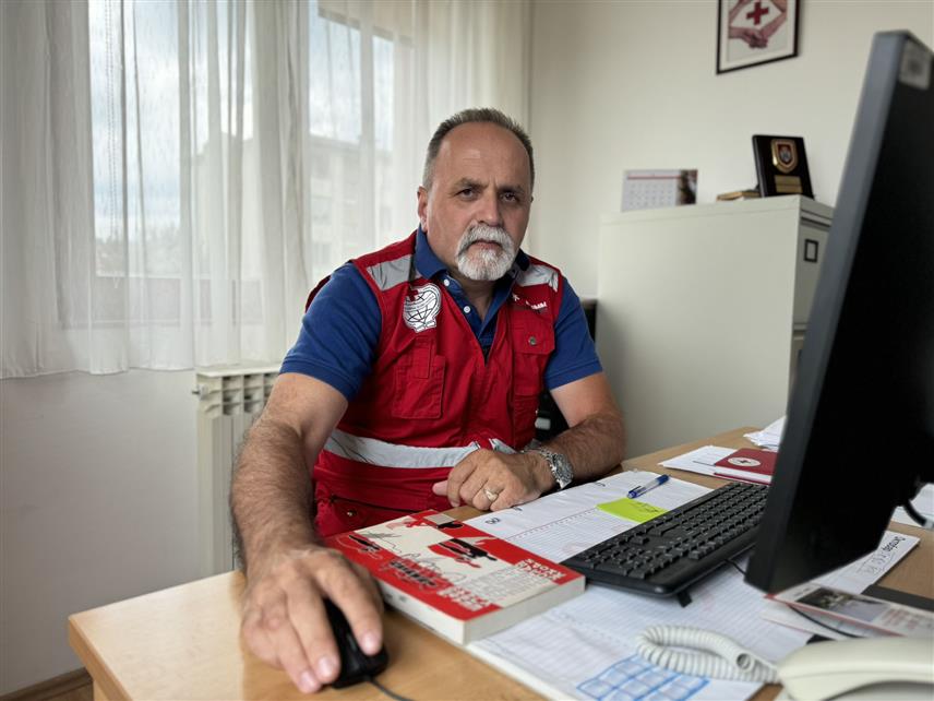 ПАЛЕ, 9. НОВЕМБРА /СРНА/ - Руководилац Службе тражења Црвеног крста Републике Српске Милош Пурковић.