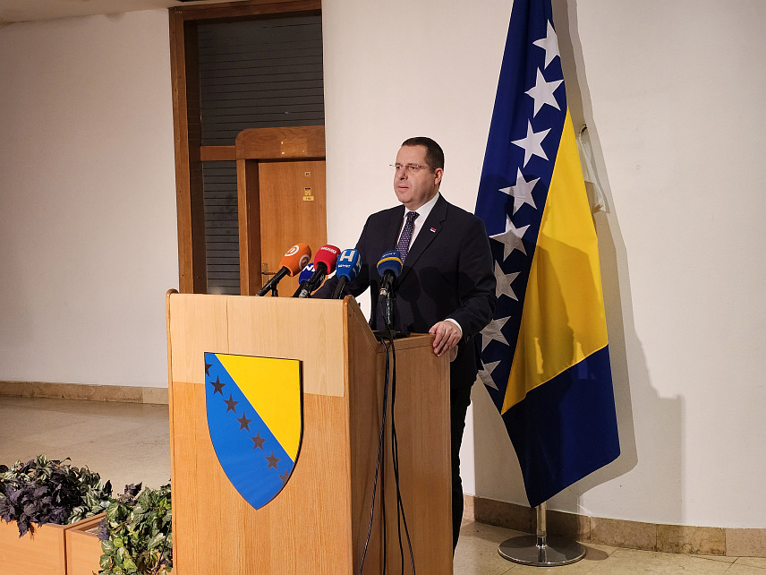 САРАЈЕВО, 17. ДЕЦЕМБРА/СРНА/ - Делегат Клуба српског народа у Дому народа Парламентарне скупштине БиХ Радован Ковачевић.