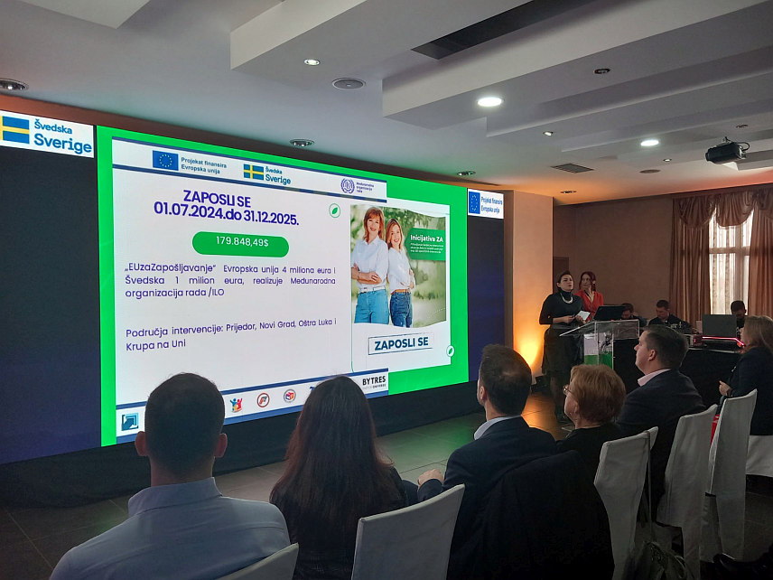 ПРИЈЕДОР, 23. ДЕЦЕМБРА /СРНА/ - Пројекат приједорске Развојне агенције "Запосли се", усмјерен на јачање социјалног и економског положаја жена из руралних подручја четири локалне заједнице у приједорској регији, обухватио је 250 корисника, а крајњи резултат су радна мјеста за 50 жена.