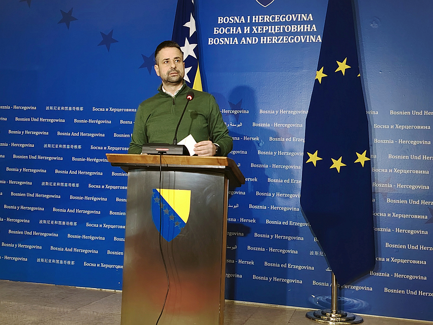 САРАЈЕВО, 8. ДЕЦЕМБРА /СРНА/ - Предсједник Управног одбора  Управе за индиректно опорезивање /УИО/ БиХ Срђан Амиџић.