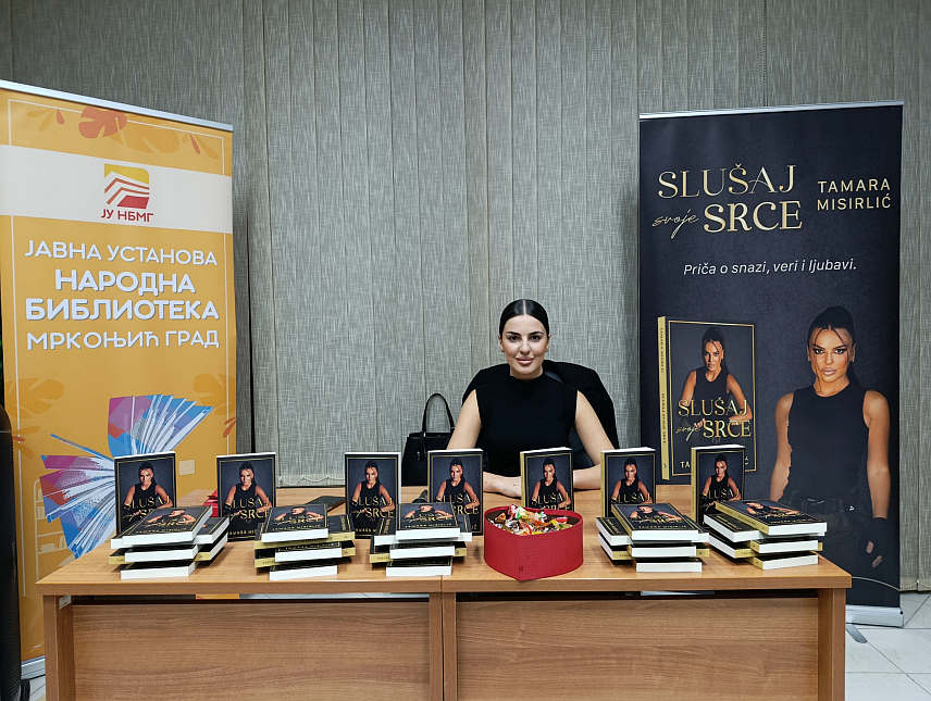 МРКОЊИЋ ГРАД, 9. ДЕЦЕМБРА /СРНА/ - Тамара Мисирлић, оснивач Хуманитарне фондације која носи њено име, вечерас је у Мркоњић Граду представила аутобиографску књигу "Слушај своје срце" која садржи приче о породицама којима су годинама помагали.