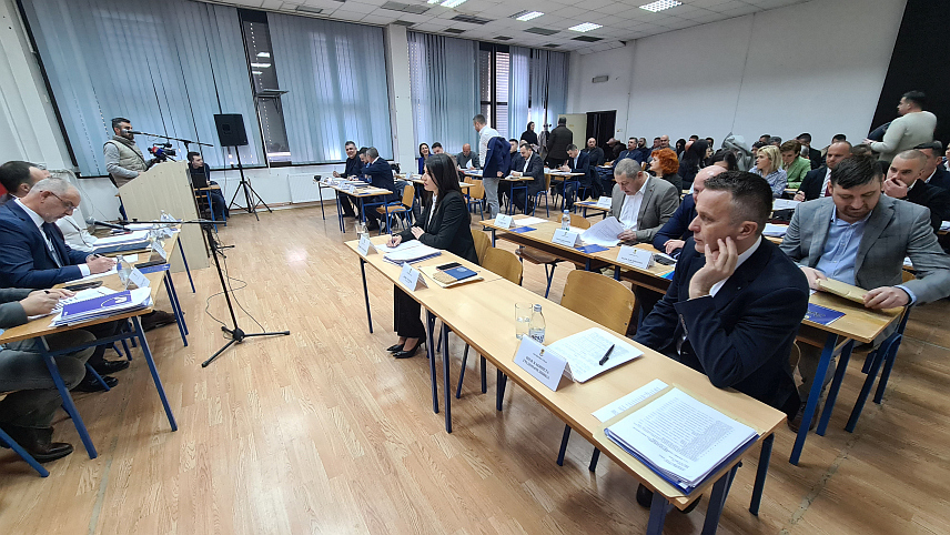 ДОБОЈ, 11. ФЕБРУАРА /СРНА/ - Сједница Скупштине града Добоја.	