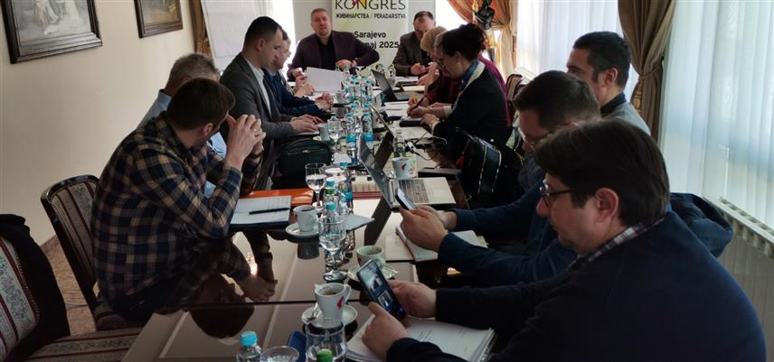 ДОБОЈ, 20. ФЕБРУАРА /СРНА/ - Одржан састанак Координационог одбора живинара/перадара у БиХ.