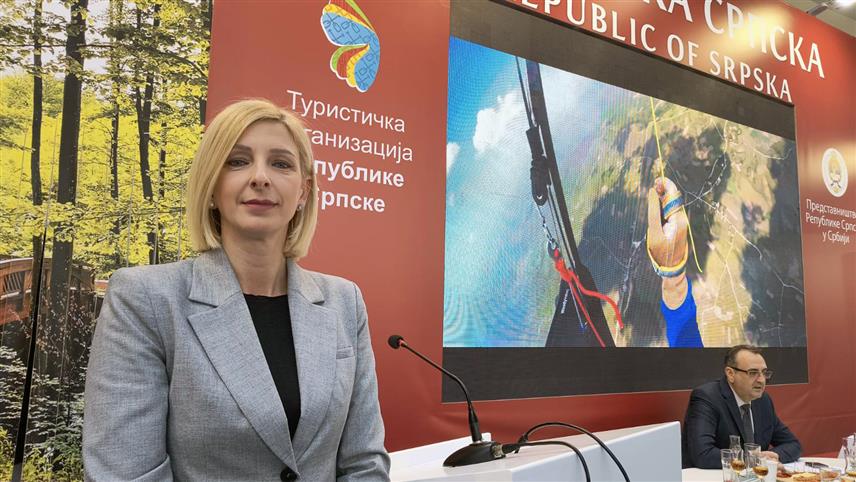 БЕОГРАД, 20. ФЕБРУАРА /СРНА/ - Виши стручни сарадник у Туристичкој организацији Републике Српске /ТОРС/ Бранка Михајловић.	