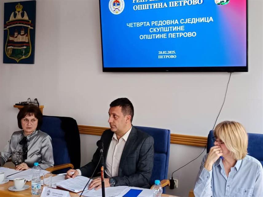 ПЕТРОВО, 28. ФЕБРУАРА /СРНА/ - Сједница Скупштине општине Петрово.	