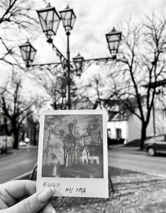 ПРЊАВОР, 28. ФЕБРУАРА /СРНА/ - Фотографија Анђеле Пејић под називом "Фотографија у фотографији" освојила је прву награду на фото-конкурсу "Прњавор у кадру", који је организован поводом 24. марта - Дана Града.