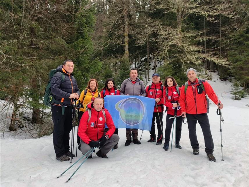 ВЛАСЕНИЦА, 2. ФЕБРУАРА /СРНА/ - У "Походу у Пјеновац" учестовало је осам чланова Планинарско-еколошког друштва "Видик" из Мркоњић Града.
