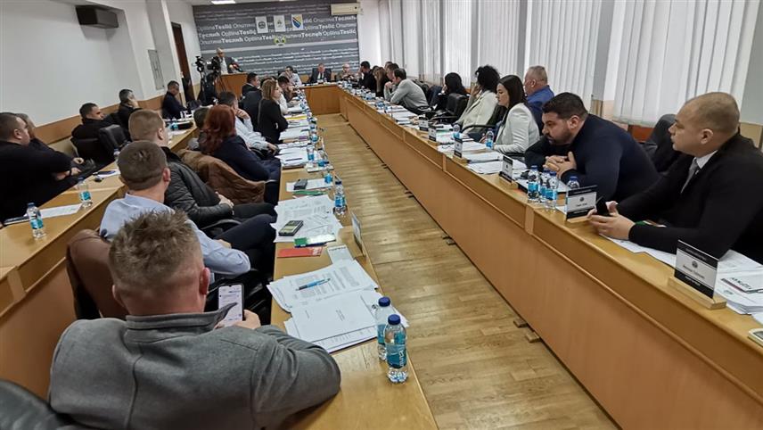 ТЕСЛИЋ, 3. ФЕБРУАРА /СРНА/ - Сједница Скупштине општине Теслић.