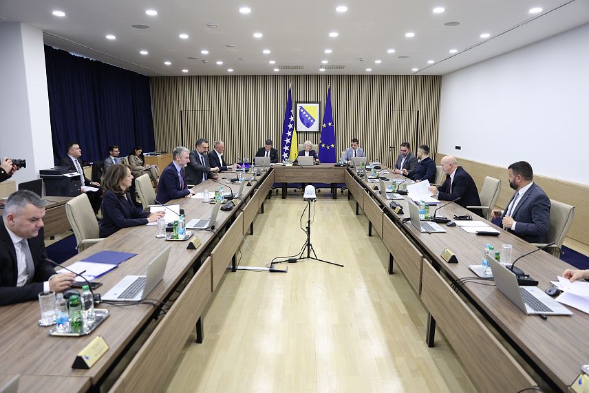 САРАЈЕВО, 5. ФЕБРУАРА /СРНА/ - Сједница Савјета министара БиХ одржана данас у Сарајеву.	