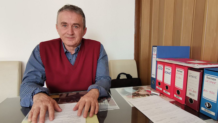 ДОБОЈ, 7. ФЕБРУАРА /СРНА/ - Предсједник добојског Удружења пензионера Рајко Глигорић.