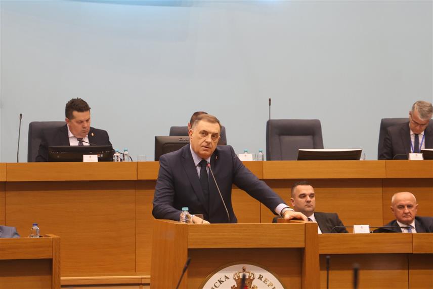 БАЊАЛУКА, 13. МАРТА /СРНА/ - Посебна сједница Народне скупштине Републике Српске одржана данас у Бањалуци. /Фото - Борислав Здриња/	