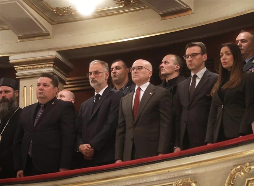 БЕОГРАД, 17. МАРТА /СРНА/ - Предсједник Народне скупштине Републике Српске Ненад Стевандић у Београду присуствовао је академији поводом Дана сјећања на погром Срба са Косова и Метохије 17. марта 2004. године.