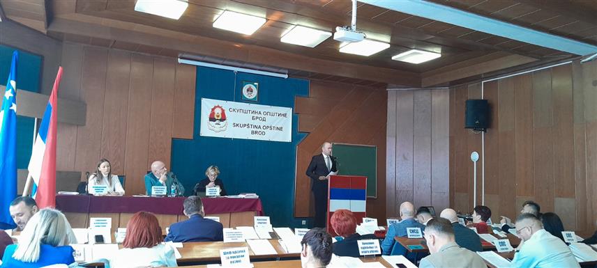 БРОД, 21. МАРТА /СРНА/ – Одборници Скупштине општине Брод.