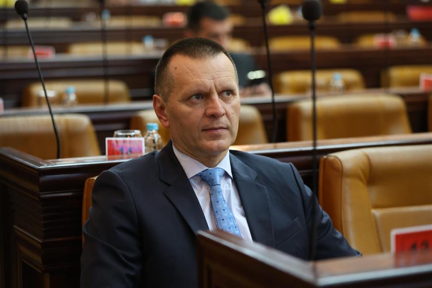 БАЊАЛУКА, 25. МАРТА /СРНА/ - Шеф клуба одборника СНСД-а у Скупштини града Бањалука Драган Лукач.