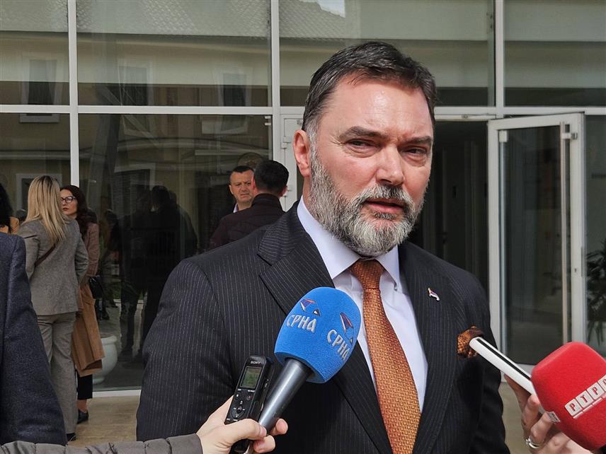 ВИШЕГРАД, 25. МАРТА /СРНА/ - Замјеник предсједавајуће Савјета министара Сташа Кошарац.