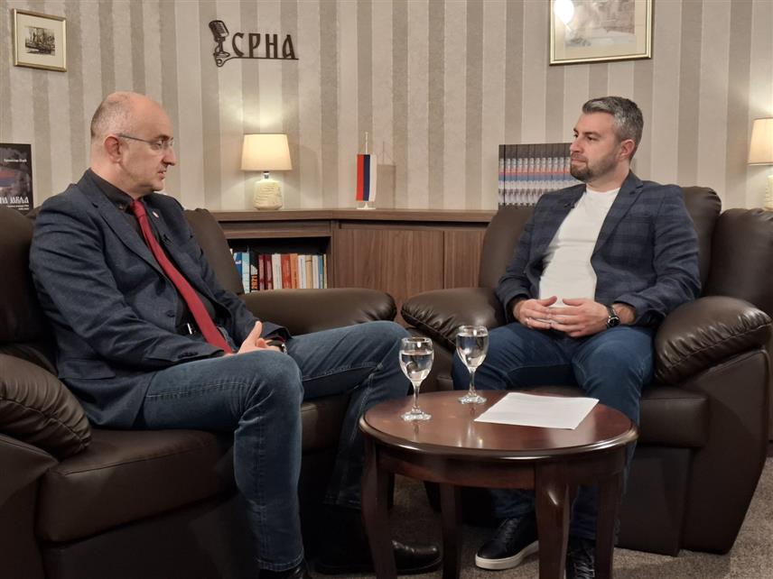 БАЊАЛУКА, 29. МАРТА /СРНА/ - Шеф Клуба посланика СНСД-а у Народној скупштини Републике Српске Срђан Мазалица гостовао је у новом подкасту СРНЕ.