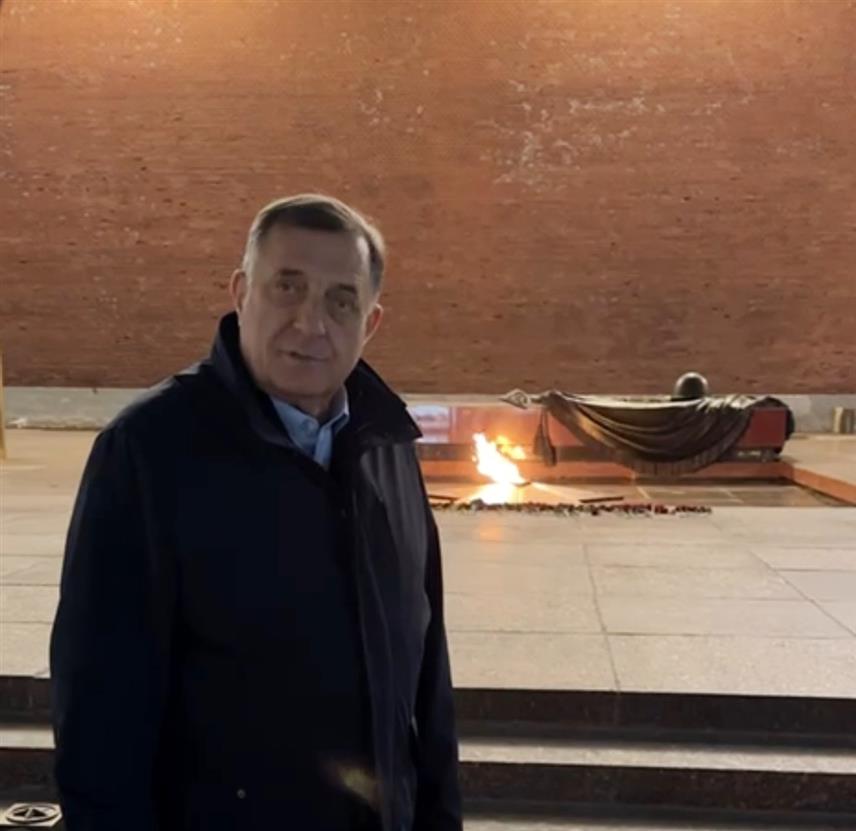 МОСКВА, 31. МАРТА /СРНА/ - Предсједник Републике Српске Милорад Додик у Москви.