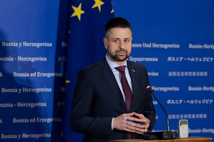 САРАЈЕВО, 4. МАРТА /СРНА/ - Министар финансија и трезора у Савјету мнистара Срђан Амиџић .