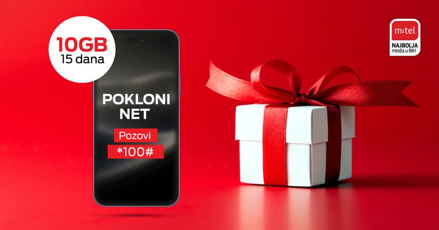 БАЊАЛУКА, 5. МАРТА /СРНА/ - Пакет брзог мобилног интернета може се послати путем "М:тел" тарифне опције "Поклони НЕТ" од сада и са дупло више бонуса.