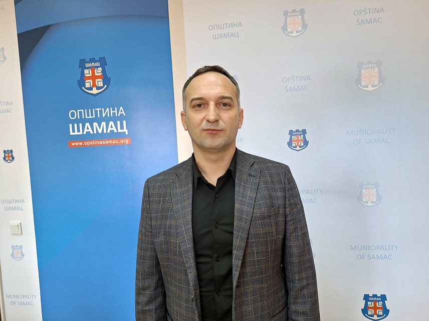 ШАМАЦ, 9. МАРTА /СРНА/ - Начелник Одјељења за друштвене дјелатности Мишо Дервенић.