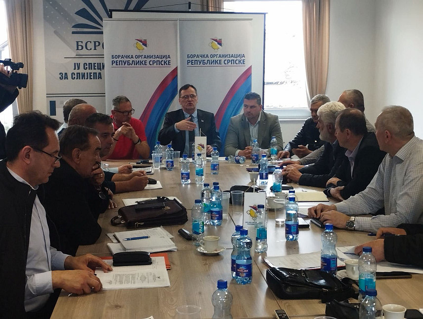 БАЊАЛУКА, 10. АПРИЛА /СРНА/ - Сједница Предсједништва Борачке организације Републике Српске /БОРС/ у Бањалуци.
