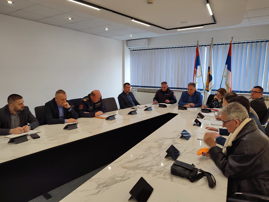 ГРАДИШКА, 1. АПРИЛА /СРНА/ - Сједница Градског штаба за ванредне ситуације.