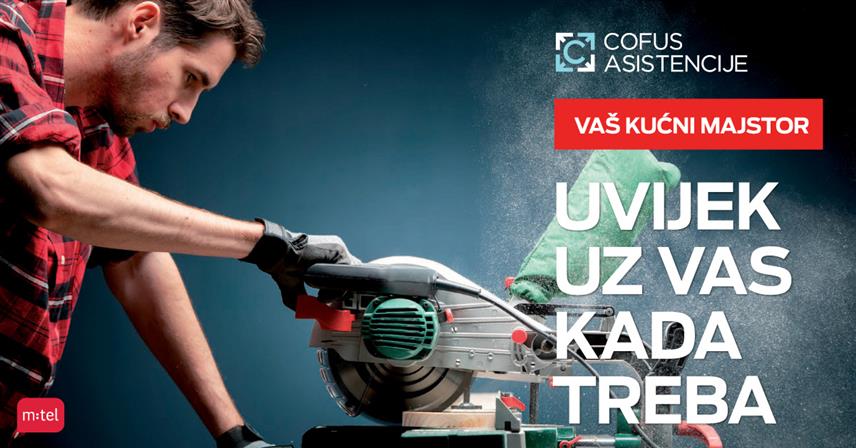 БАЊАЛУКА, 29. АПРИЛА /СРНА/ - Корисницима "М:теловог" пакета интегрисаних услуга и претплата тарифа доступна је и услуга "ваш кућни мајстор", у оквиру које могу рачунати на стручну помоћ електричара, водоинсталатера, столара, стаклара или бравара.